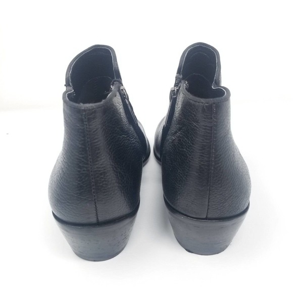 Sam Edelman Women's Black Betty Ankle Boots Booties Almond Toe Size 7.5W (Wide). - Picture 4 of 13